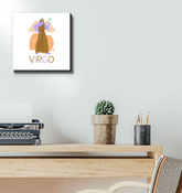 Virgo Wrapped Canvas 12x12 | Zodiac Series 4 - Beyond T-shirts